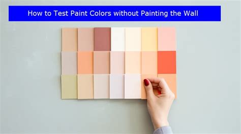 paint test boards|How to Test Paint Samples (without painting on the .